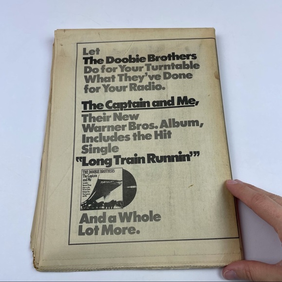 Vintage Rolling Stone Magazine Rod Stewart John Dean June 21, 1973 Music Art - Picture 4 of 5